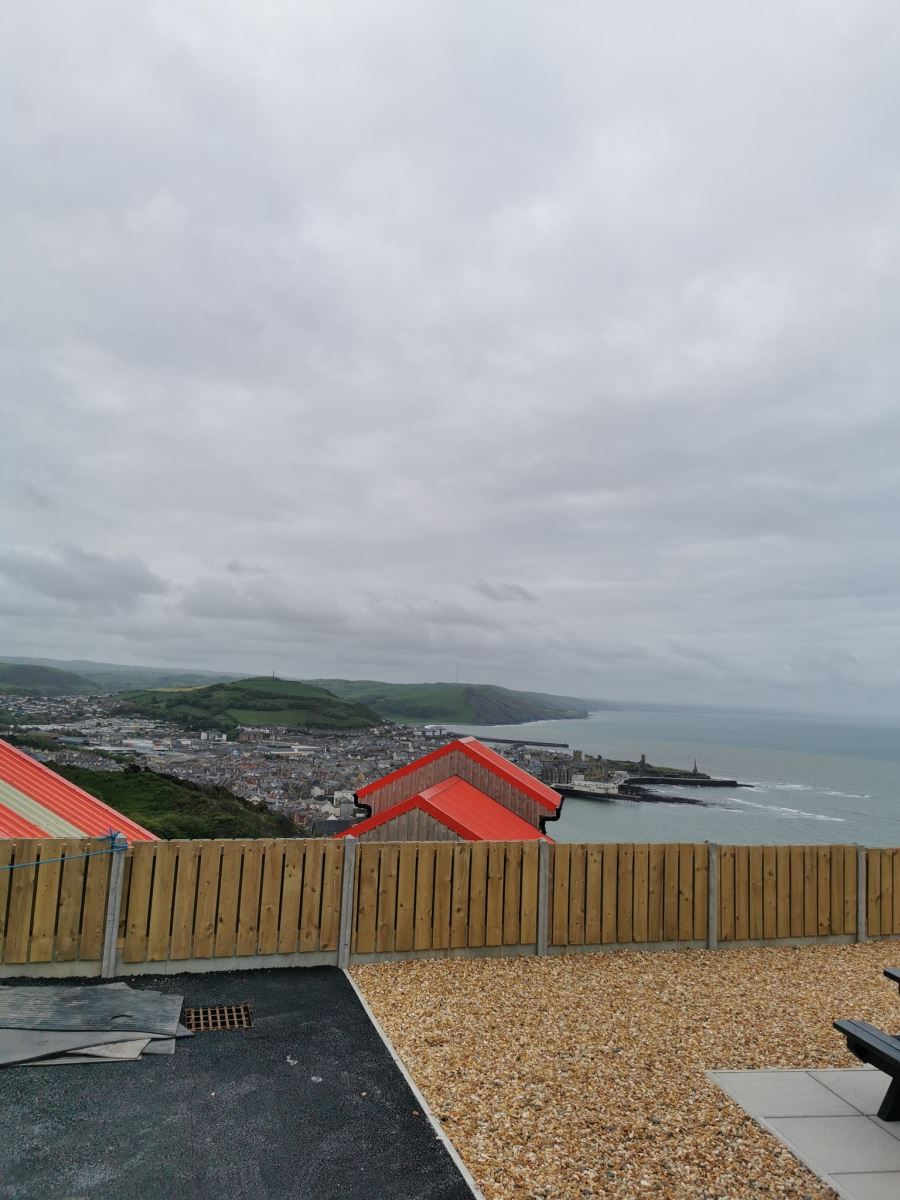 Steve at Celtic Waste Emptying the Cliff Railway Septic Tanks in Aberystwyth, Ceredigion.